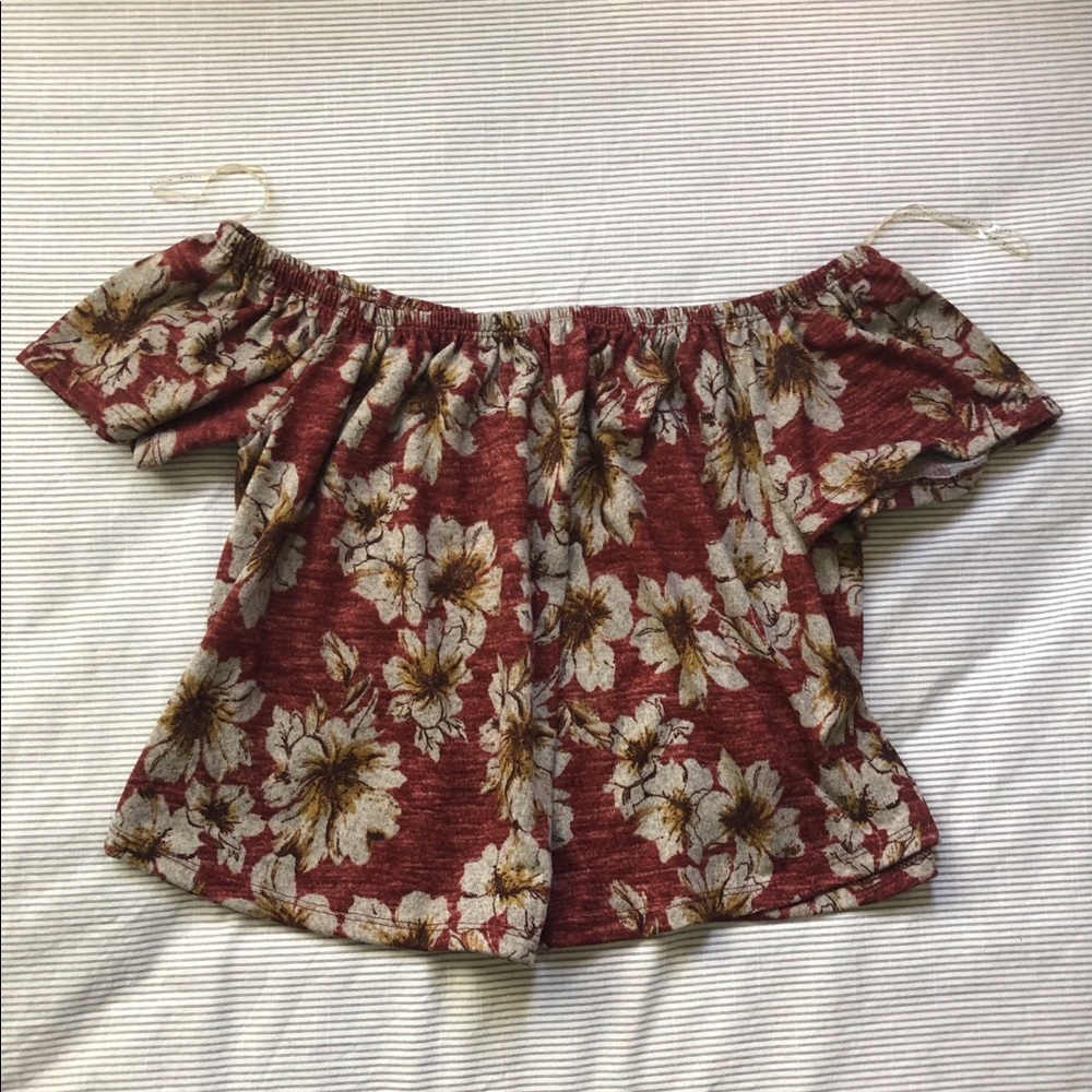 Off the shoulder shirt